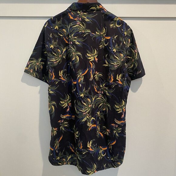 NOT FOR SALE Scotch & Soda Camp Shirt Men XXL Blue Poolside Hawaiian Tropical - Picture 8 of 14